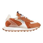 RUN OF Aggressiva Sneakers med Italienskt Hantverk Brown, Dam