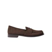 Scarosso Klassisk Brun Mocka Penny Loafer Brown, Herr