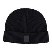 Neil Barrett Stilren Beanie Black, Herr