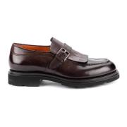 Santoni Klassiska läderloafers Brown, Herr