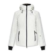 Emporio Armani EA7 Skidjacka med logotyp White, Dam