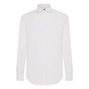 Boggi Milano Slim Fit Stretch Bomullsskjorta White, Herr