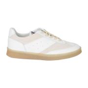 MM6 Maison Margiela Lädersnören Sneakers White, Dam