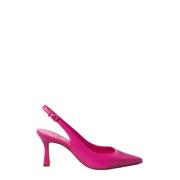 Roberto Festa Barbie Läder Slingback Klackar Pink, Dam