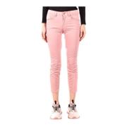 Dondup Slim Fit Jeans Pink, Dam