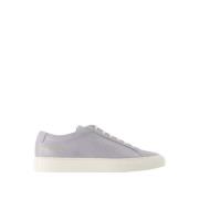 Common Projects Blå Läder Achilles Sneakers Blue, Dam