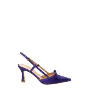 Roberto Festa Lila Glitter Slingback Sandaler Purple, Dam