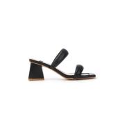 Angel Alarcon Heeled Mules Black, Dam