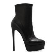 Casadei ‘Flora’ plattform ankelboots Black, Dam