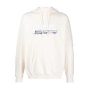 Drole de Monsieur Locomotive Hoodie Sweatshirts Beige, Herr