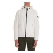 Peuterey Vit Huva Harrington Jacka White, Herr