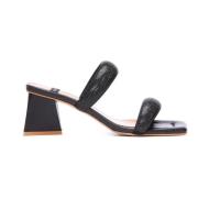 Angel Alarcon Heeled Mules Black, Dam