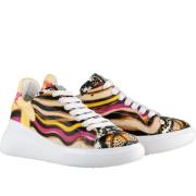 Högl Rosa/Multi Slätläder Sneakers Multicolor, Dam