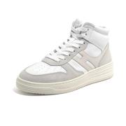 Hogan Kvinnors Hxw6300Eu40Odz0Zs5 H630 Basket 23Ss Sneakers White, Dam