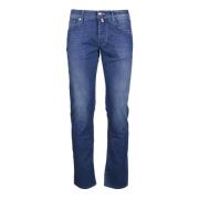 Jacob Cohën Blå Bomullsblandade Jeans Ss21 Blue, Herr