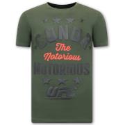 Local Fanatic The Notorious Conor Print Shirt Men -Ufc - Grön Green, H...