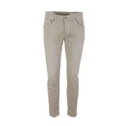 Dondup Beige Slim-Fit Jeans Beige, Herr