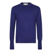 Ballantyne Round-neck Knitwear Blue, Herr