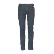 Roy Roger's Sammet Jeans för män Gray, Herr