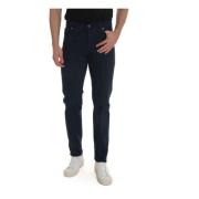 Kiton Modern Slim-Fit Denim Jeans Blue, Herr