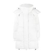 Bacon Vit Puffa Nylon Dunjacka White, Dam