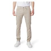 Jeckerson Slim-fit Trousers Beige, Herr