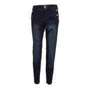 2-Biz Supersmala Svarta Skinny Jeans Black, Dam