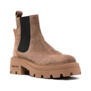 Sergio Rossi Boots Brown, Dam