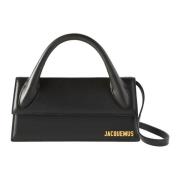 Jacquemus Le Chiquito Long Bag Black, Dam