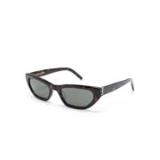 Saint Laurent SL M126 002 Sunglasses Brown, Unisex
