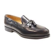 Berwick Svart kalvskinnstassel loafer Black, Herr