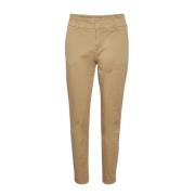 Part Two Slim-Fit Byxor 30305570 Brown, Dam