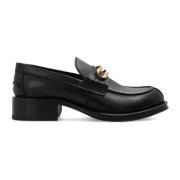 Lanvin Läderloafers i 'Medley' stil Black, Dam