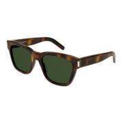 Saint Laurent Havana Green Solglasögon Brown, Unisex