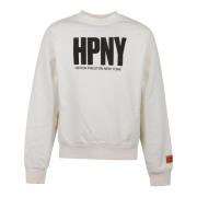 Heron Preston Rundhalsad Sweatshirt White, Herr