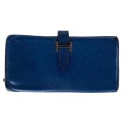 Hermès Vintage Begagnade plånböcker Blue, Dam