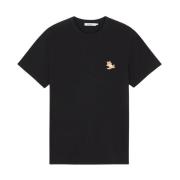 Maison Kitsuné T-Shirts Black, Herr