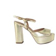 Bibi Lou Guld Laminerad Sandal Yellow, Dam