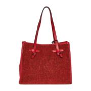 Gianni Chiarini Röd Mohair Tyg Marcella Axelväska Red, Dam