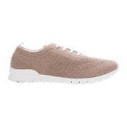 Kiton Sneakers med snörning och halkfri sula Beige, Herr