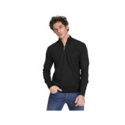 Gran Sasso Knitwear Black, Herr