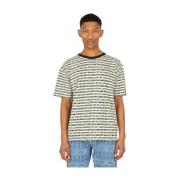 Rassvet Logotyp randig t-shirt Beige, Herr