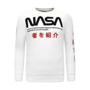 Local Fanatic Tröjor Herr Nasa International - 11-6505W White, Herr