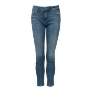 Liu Jo Dam Skinny Jeans med Bottom Up Effekt Blue, Dam