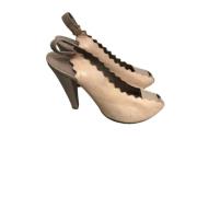 Chloé Pre-owned Pre-owned Sandaler Beige, Dam