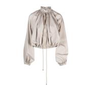 Patou Blouses Beige, Dam