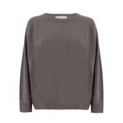 Le Tricot Perugia Sweatshirts Gray, Dam