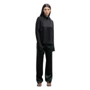 Ahlvar Gallery Rika silk blouse black Black, Dam