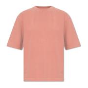 Acne Studios T-shirt med logotyp Pink, Dam