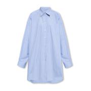 Maison Margiela Oversize skjorta Blue, Dam